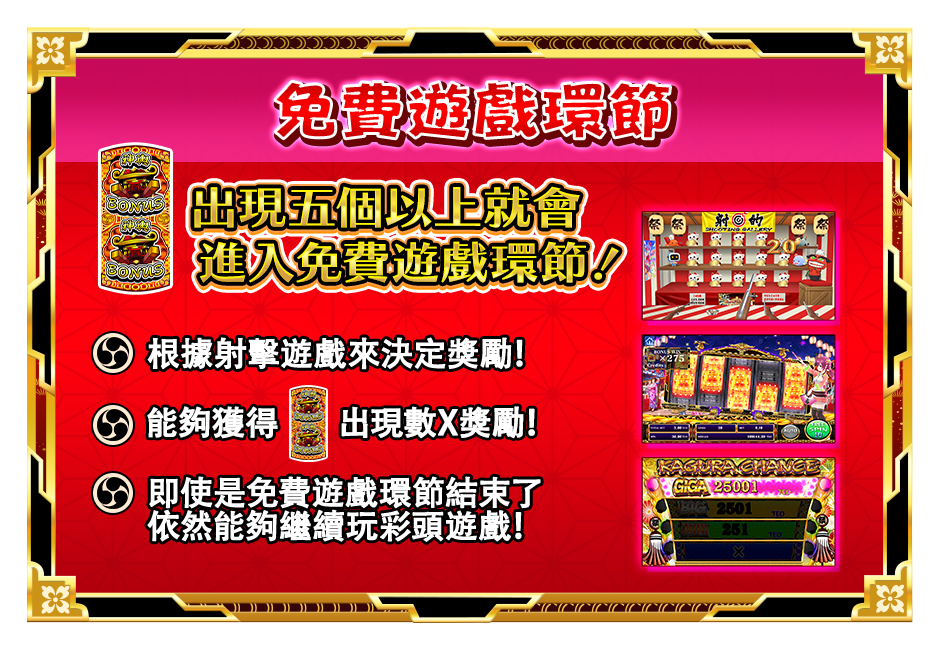 フリースピン画面
